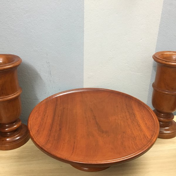 Mâm bồng gỗ gụ đường kính 40 cm